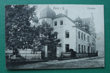 AK Fürth / 1910-1920 / Turnhalle / Gebäudeansicht / Strasse Architektur